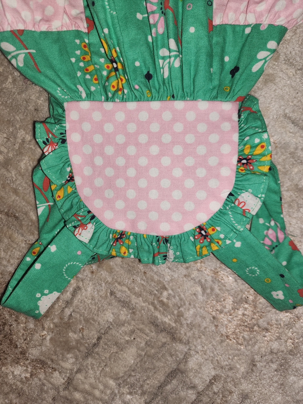 Ric Rac Ruffle Romper Size 0/3m - Picture 4 of 5